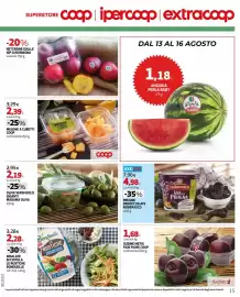 Volantino Extracoop Pagina 15: Nettarine gialle IGP di Romagna, Anguria Perla Baby €1,18