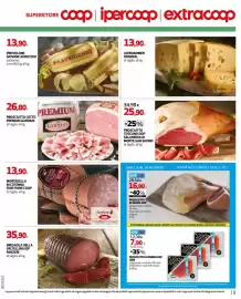 Volantino Extracoop Pagina 19: Prosciutto cotto premium Gardani €26,80, Mortadella in cotenna Fior Fiore Coop €13,90