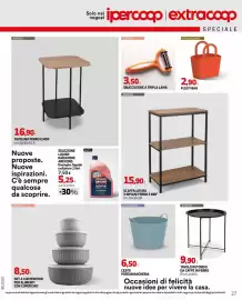 Volantino Extracoop Pagina 27: Scaffalatura 3 ripiani ferro e MDF €15,90, Tavolino ferro e mdf €16,90