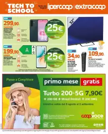 Volantino Extracoop Pagina 29: Samsung Smartphone Galaxy A37 128GB Grey €299,90, Honor Smartphone 400 Smart 256GB €199,90