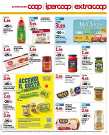 Volantino Extracoop Pagina 3: RisoPiù! con tonno €3,99, Tonno al Naturale Rio Mare €2,99