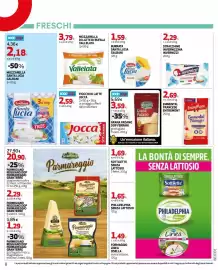 Volantino Extracoop Pagina 8: Mozzarella di latte di bufala Vallelata €3,79, Ficchi di latte Jocca €2,59