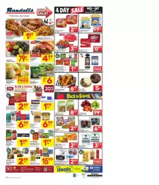 Randalls weekly ad week 33 Page 1: Hormel Black Label Bacon €4,99, Taylor Farms Chopped Salad Kits €6,00