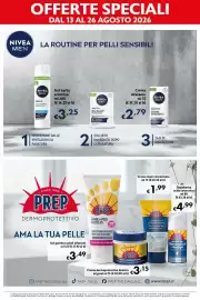 Volantino Maxi Supermercati Pagina 13: Crema idratante NIVEA MEN SENSITIVE €2,79, Crema mani concentrata PREP €1,99