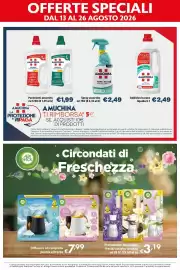 Volantino Maxi Supermercati Pagina 16: Diffusore oli completo peonia e brezza €7,99, Profumatori bastoncini Air Wick €3,19