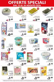 Volantino Maxi Supermercati Pagina 3: Bacon a fette Beretta €2,99, Panna spray senza lattosio Meggle €2,49