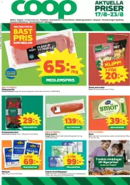 Coop Daglivs reklamblad vecka 34 Sida 1