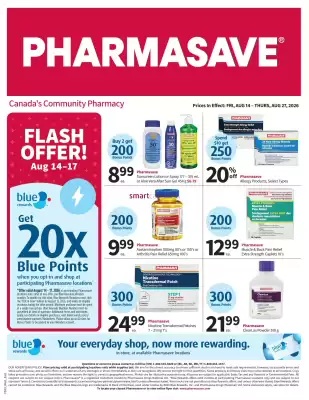 Pharmasave (valid until 27-08)