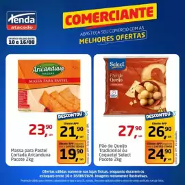 Folheto Tenda Atacado semana 33 Página 1: Aricanduva - massa para pastel cortada pacote €23,90