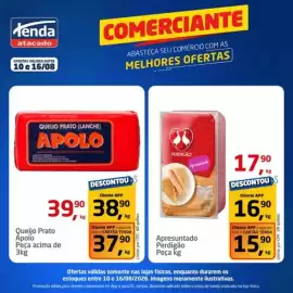 Folheto Tenda Atacado semana 33 Página 2: Apolo - queijo prato €39,90, Perdigão - apresuntado peça €17,90