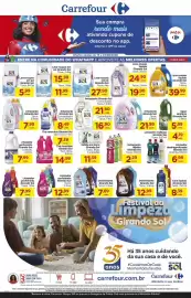 Folheto Carrefour Página 1: Sol - concentrado, tipos, 1 litro €16,90, Amaciante €21,90
