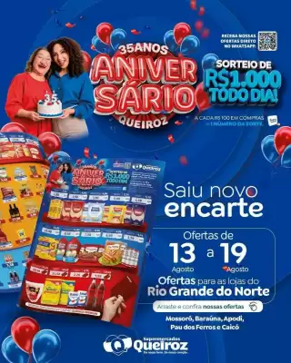 Catálogo Supermercados Queiroz (válido até 19-08)