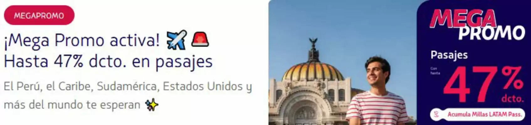 Latam Airlines (válido hasta 2-09)