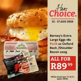 Oxford Freshmarket catalogue week 33 Page 6: Barney's Extra Large Eggs plus Oxford Back/Shoulder Bacon €89,99