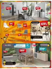 Catalogue BUT page 5: Chaise bedroom €49,99, Buffet 3 portes €299,00