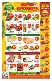 Ideal Market weekly ad Page 1: Coca-Cola Products €4,00, Super Buy Bone-In Pork Stew Meat €1,49