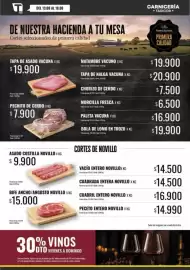 Catálogo Supermercados Tadicor semana 33 Página 6: Bola de lomo en trozo €19.900,00, Bife ancho/ancosto novillo €15.000,00