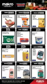Catálogo Makro Página 2: Aro - bocados de pollo €18.499,00, Cagnoli - fiambreria de cerdo chico €1.200,00