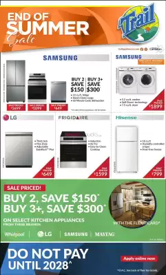 Trail Appliances flyer (valid until 19-08)
