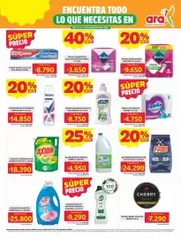 Catálogo Ara semana 33 Página 10: Limpio - blanqueador limón €4.950,00, Cif - multiuso bio en crema original €9.290,00