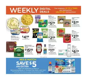 Pay Less weekly ad week 33 Page 3: Dove Bodywash €6,49, Ruffles €2,99
