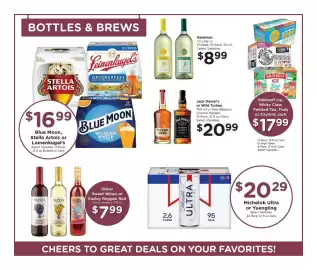Pay Less weekly ad week 33 Page 9: Barefoot €8,99, Oliver Sweet Wines or Easley Reggae Red €7,99