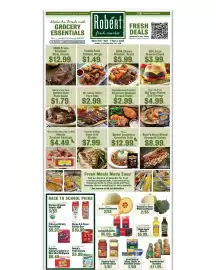Robert Fresh Market weekly ad week 33 Page 1: Kraft natural slices, chunk, or shredded cheese €6,00