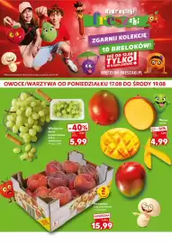 Kaufland gazetka Strona 2: Winogrona jasne bezpestkowe €5,99, Mango €4,99