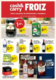 Folleto FROIZ Página 1: El Coto vino rioja tinto crianza €4,15, Agua Font Vella €0,29
