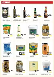 Folleto FROIZ Página 12: Olispania cocktail de encurtidos €5,75, Knorr Caldo para Paella €9,29