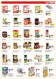 Folleto FROIZ Página 5: Nescafe cappuccino €2,29, Zumo Don Simón naranja €1,55
