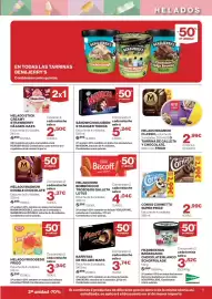 Catálogo El Corte Inglés Página 11: Lotus Biscoff mini sticks €4,04, Magnum helado double chocolate €3,37