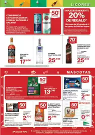 Catálogo El Corte Inglés Página 19: Martin Miller's ginebra €25,95, Ron añejo brugal €17,60