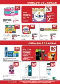 Catálogo El Corte Inglés Página 21: Foxy papel higiénico mega 3 €2,63, Scottex papel higiénico original €3,89