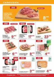 Catálogo El Corte Inglés Página 4: Chuletas de lomo de cerdo ibérico €8,98, Solomillo de pollo €3,58