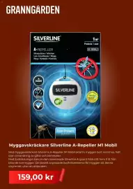 Granngården kampanjblad Sida 4: Myggavskräckare Silverline A-Repeller M1 Mobil €159,00