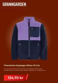 Granngården kampanjblad Sida 5: Fleecejacka Equipage Allison JR Lila €134,70