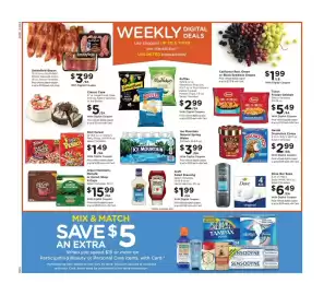 JayC weekly ad week 33 Page 3: Green Mountain, McCafe or Donut Shop K-Cups €15,99, Dove bar soap €6,49