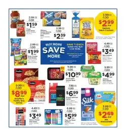 JayC weekly ad week 33 Page 6: Nabisco Snack Crackers €2,99, Pillsbury Grands Biscuits or Cinnamon Rolls €2,39