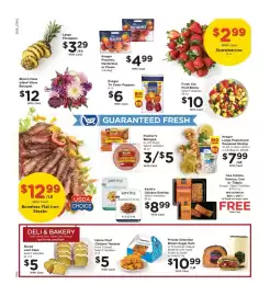 JayC weekly ad week 33 Page 9: Fischer's Bologna or Hot Dogs €5,00, Kroger peaches, nectarines or plums €4,99