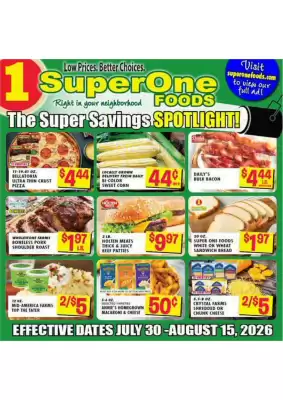 Super One Foods weekly ad (valid until 15-08)