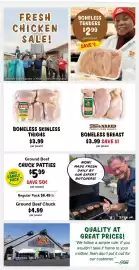 Stew Leonard's flyer week 33 Page 1: Stew's Naked boneless breast €3,99