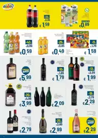 Volantino Aldel Discount Pagina 6: Vino Negroamaro €3,99, Vino Casereccio Rosso/Bianco Rosato €2,09