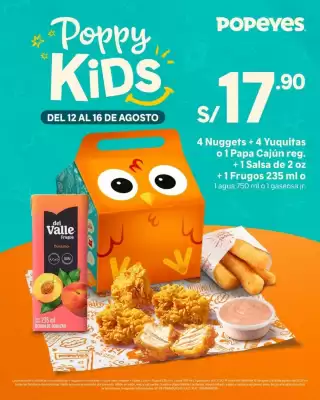 Popeyes (válido hasta 18-08)