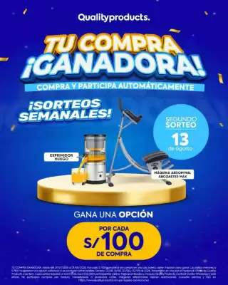 Quality Products (válido hasta 2-09)