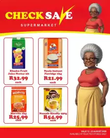 Check Save catalogue Page 2: Nescafe Ricoffy €54,99, Nyala Instant Porridge €21,99