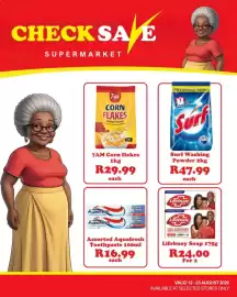 Check Save catalogue Page 3: 7AM Corn flakes €29,99, Assorted Aquafresh Toothpaste €16,99
