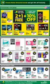 Dis-Chem catalogue Page 20: Lil-Lets Smartfit Tampons €85,00, Libresse Ultra Night Duo Pads €85,00
