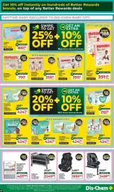 Dis-Chem catalogue Page 22: Chelino Daytona Stages Car Seat €1.999,99, Bambino I-Swivel 360° Car Seat Cobalt €3.499,99