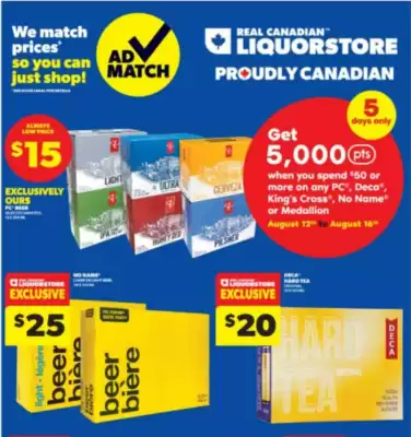 Real Canadian Liquorstore (valid until 18-08)